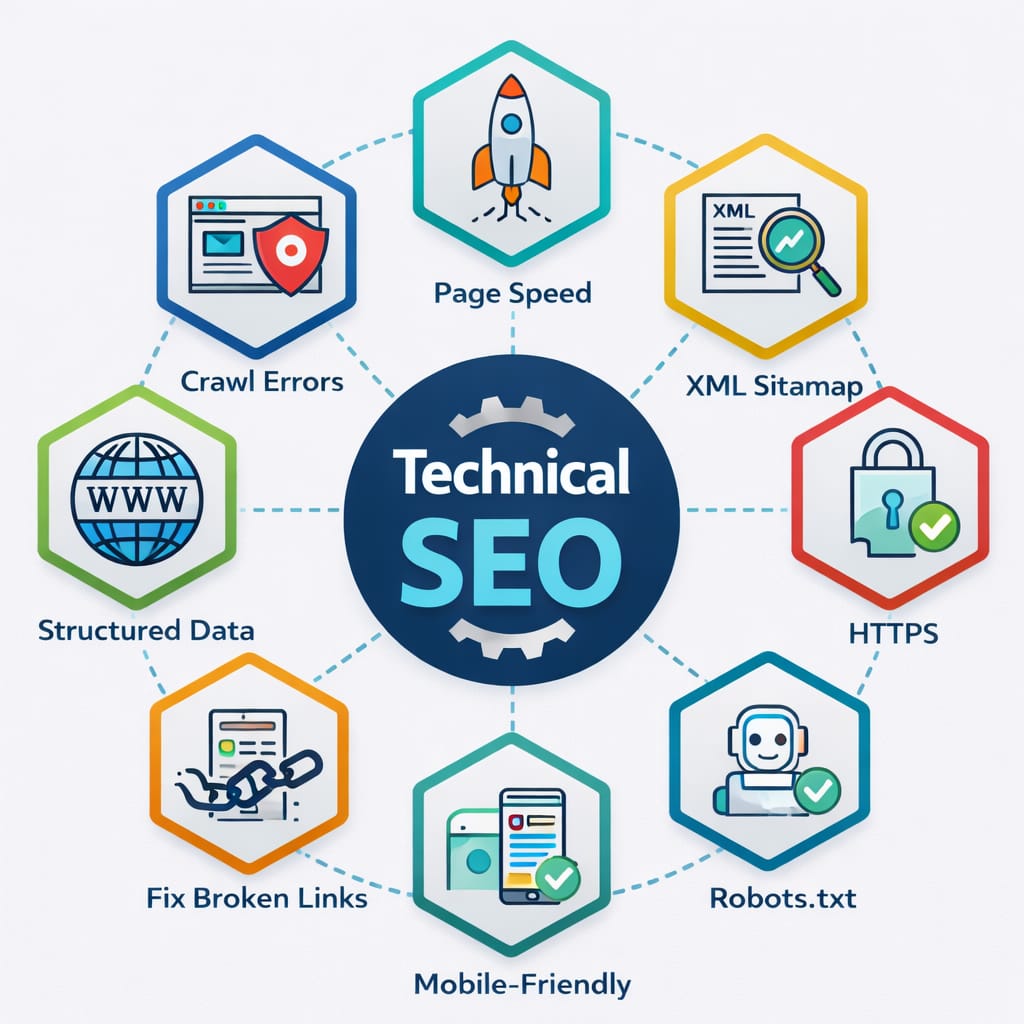 Technical SEO optimization for IPTV websites